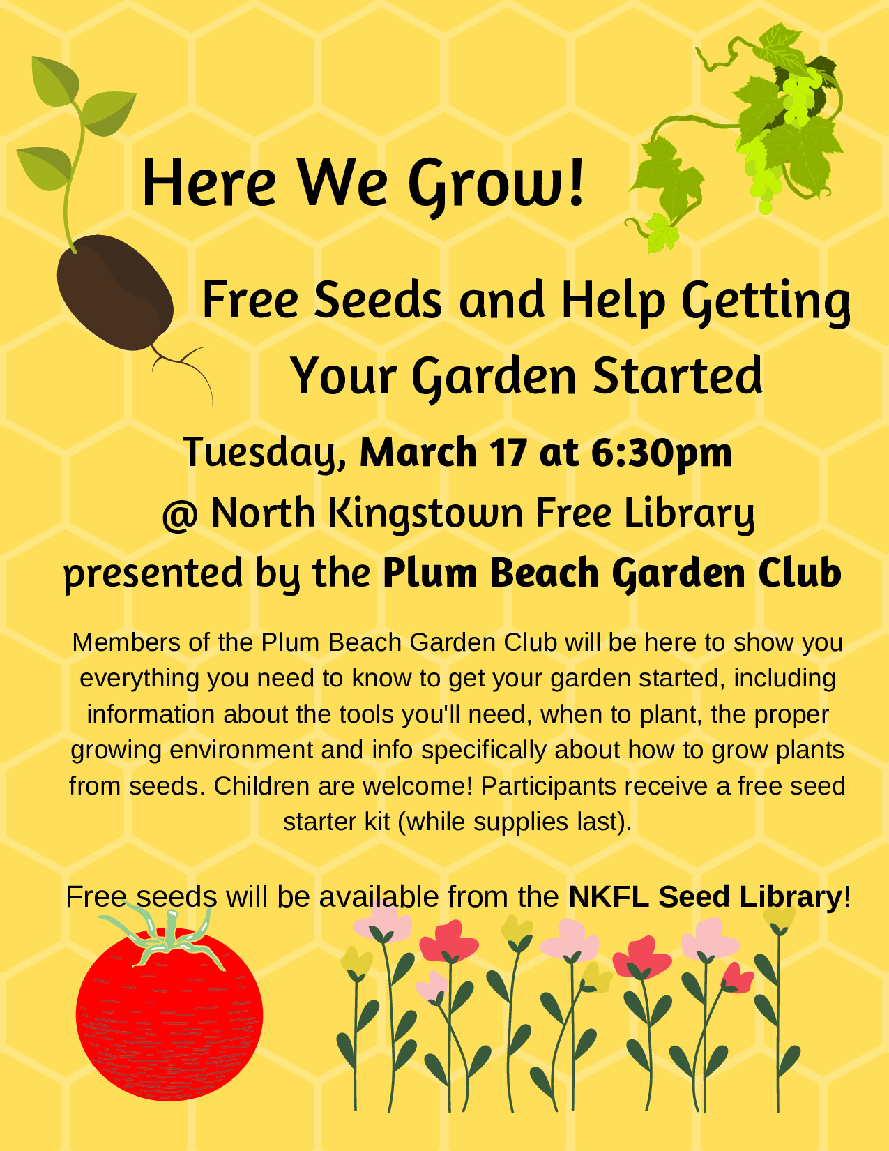 Plum Beach Garden Club – Free Seeds and Help Getting Your Garden ...