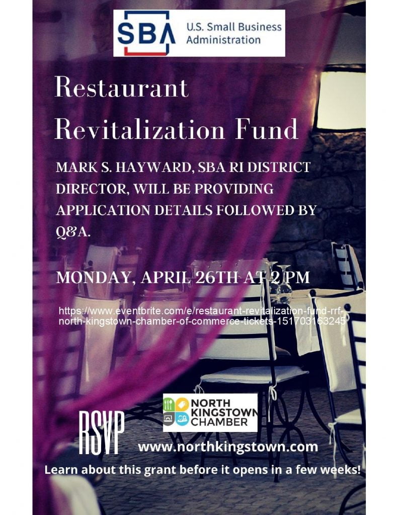 Restaurant Revitalization Fund Informational Session and Q
