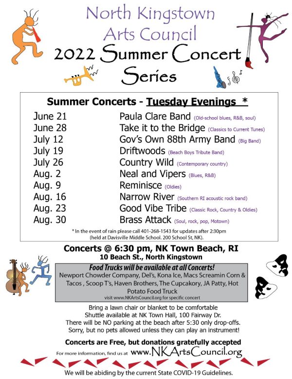 North Kingstown Arts Council Summer Concert Series North Kingstown